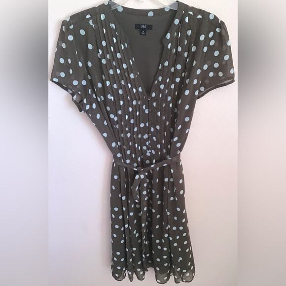 JBS polka dot dress with belt size 16 - Picture 3 of 5